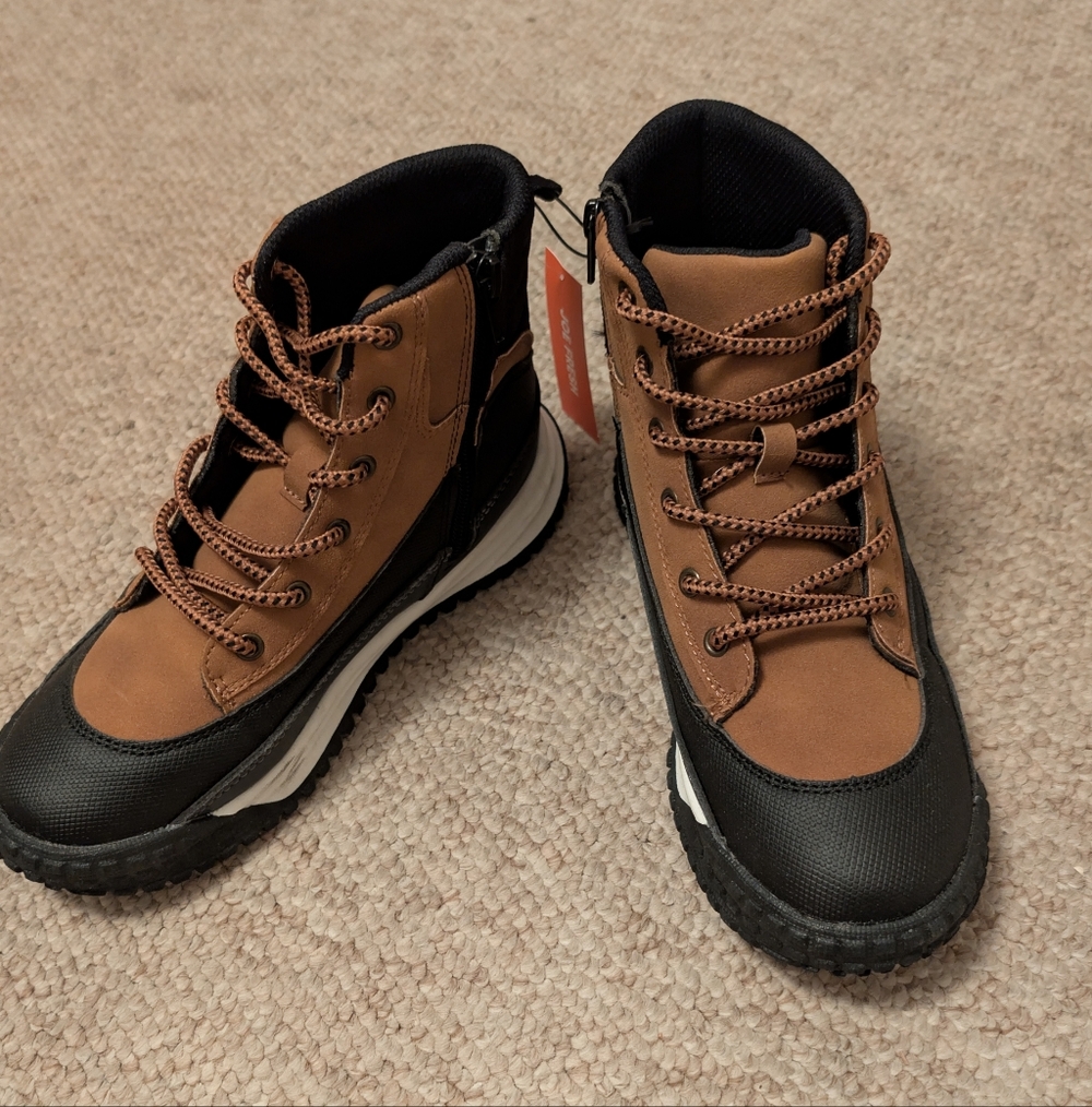 NWT Joe Fresh Kid's Brown and Black Boots